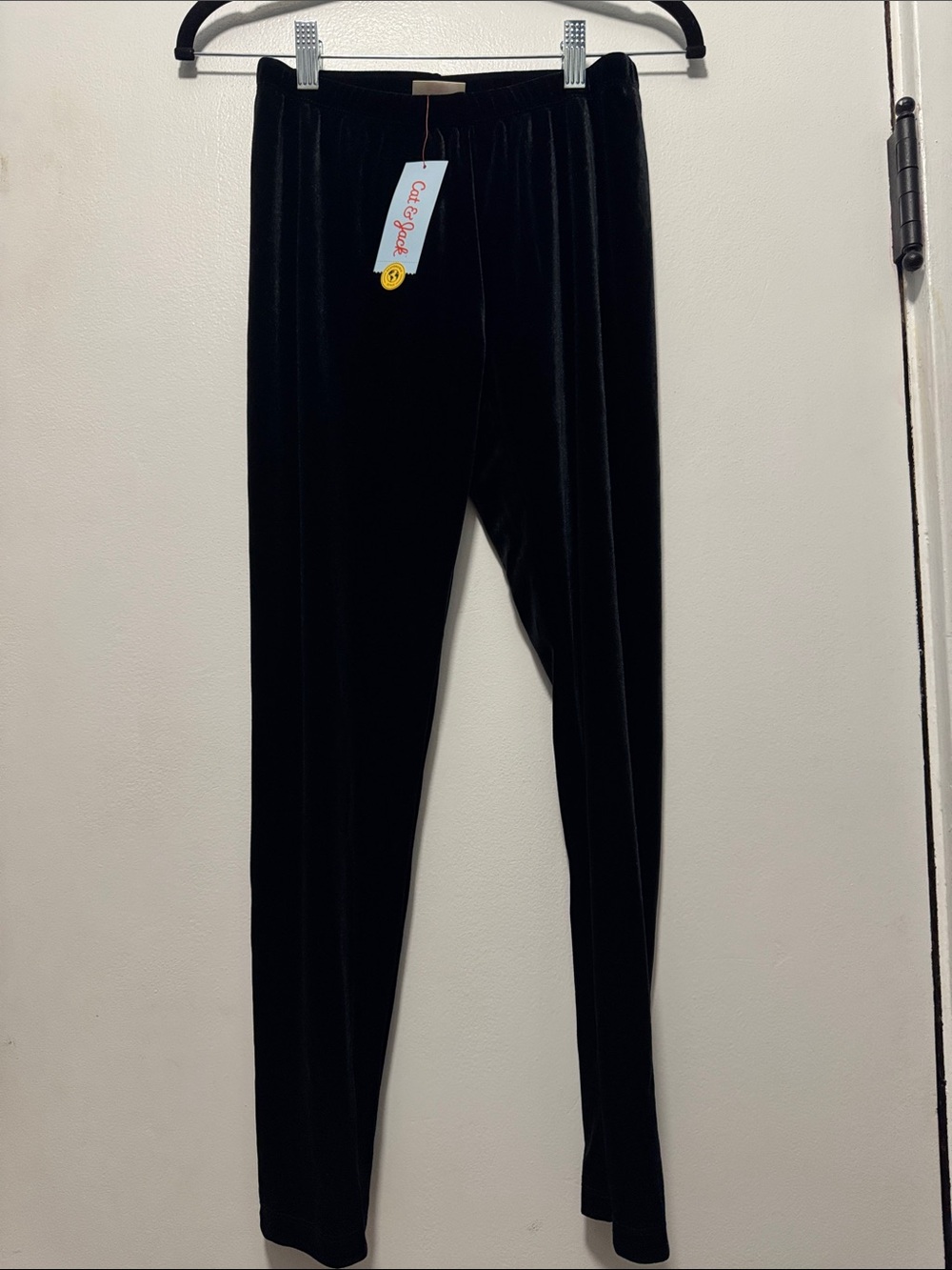 Cat & Jack Black Velvet Leggings for Kids
